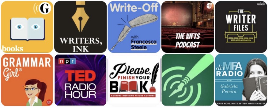 10 Writing Podcasts to Listen to Right Now